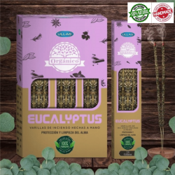 Eucalipto - Bastoni Incenso Naturale Smudge 100% Organico - Ullas