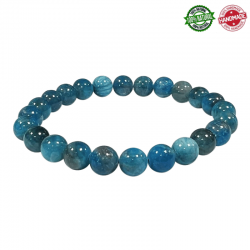 Bracciale Apatite Blu perle...