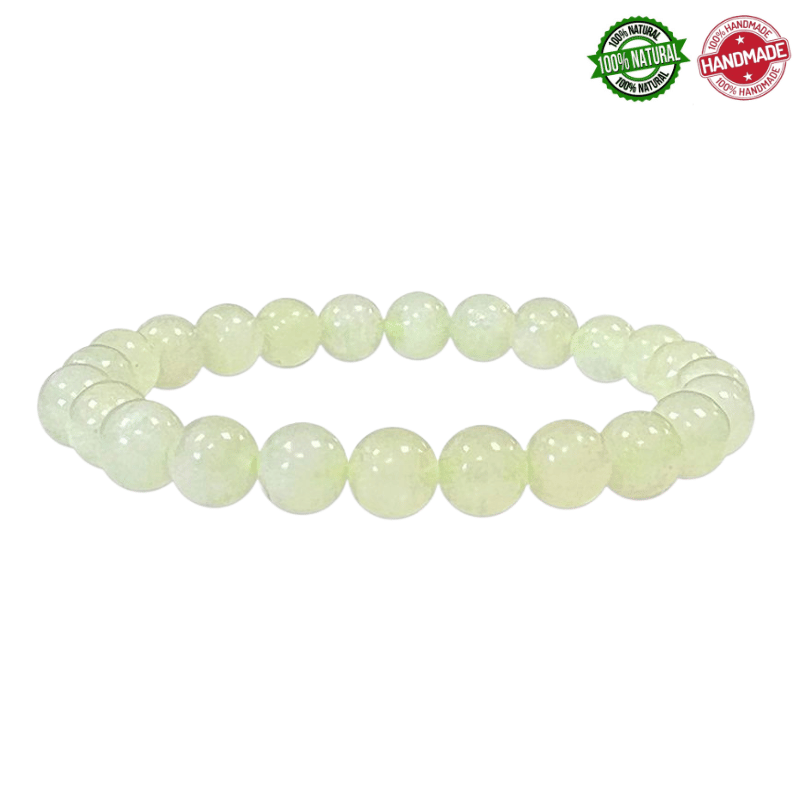 Bracciale Giada perle pietra naturale da 8mm - Qualità A