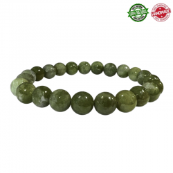 Bracciale Giada Nefrite perle in pietra naturale da 8mm - Qualità AB