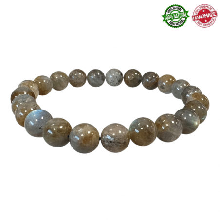 Braccialetto Labradorite qualità A - Perle naturali | Eleganza Energia