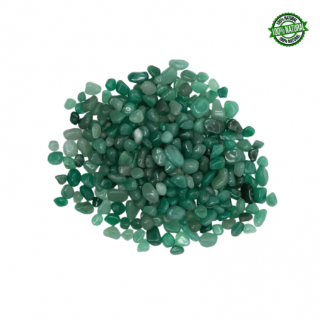 Avventurina Verde Sacchetto Chips Pietre Burattate - 50gr.