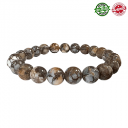 Bracciale Pietersite perle in pietra naturale da 8mm - Qualità AB