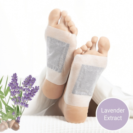 Cerotti naturali alla Lavanda disintossicanti per Piedi - 10 Pezzi