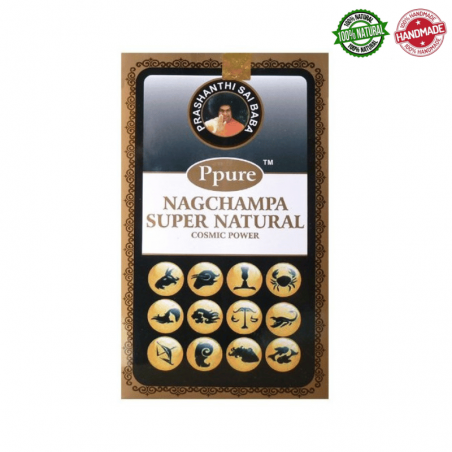 Super Naturale Bastoncini incenso Ppure Nag Champa Super Natural Herbal Masala
