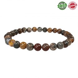 Braccialetto Pietersite perline in pietra naturale da 6mm - Qualità A