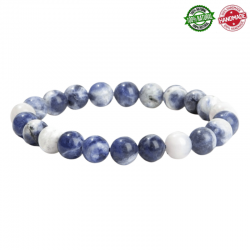 Braccialetto Sodalite perline in pietra naturale da 6mm - Qualità AB