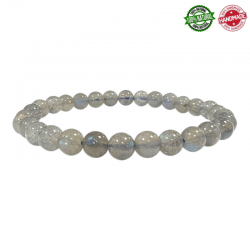 Braccialetto Labradorite perline in pietra naturale da 6mm - Qualità AA