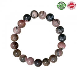 Bracciale Rodonite perle in...