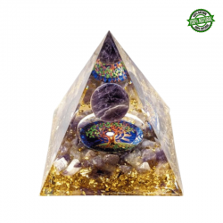 Piramide Orgonite con sfera...