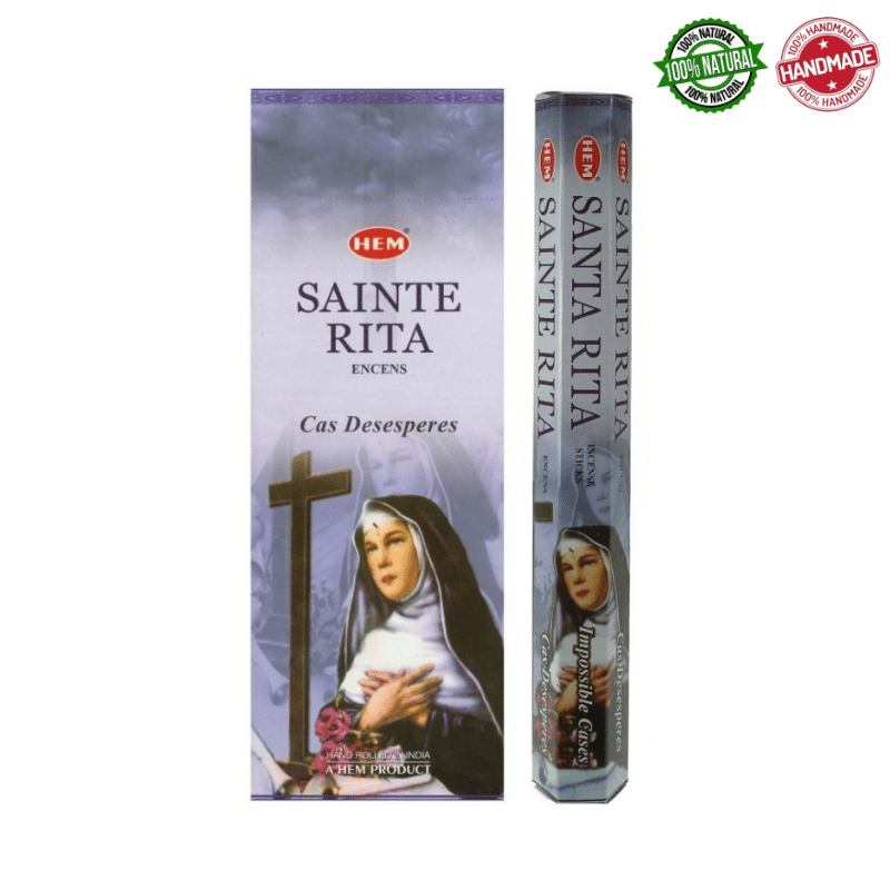 Santa Rita 20 Bastoncini incenso Hem Sainte Rita Masala