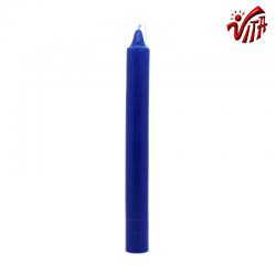 Candela da Tavolo alta qualità (22 x 2cm - ± 8 ore) Stoppino in Cotone - Blu