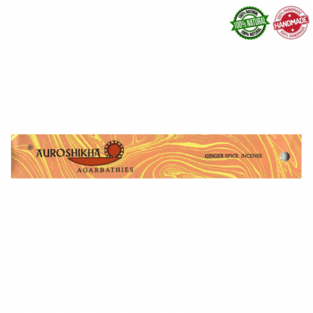 Zenzero Speziato Bastoncini incenso Auroshikha Ginger Agarbathies