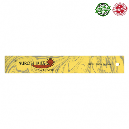 Limone Fresco Bastoncini incenso Auroshikha Fresh Lemon Agarbathies