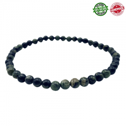 Braccialetto Diaspro Kambaba perline in pietra naturale da 4mm - Qualità AB