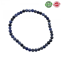 Braccialetto Sodalite perline in pietra naturale da 4mm - Qualità A