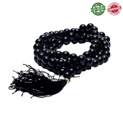 Mala Tibetano 108 perle Onice Nero da 7mm in pietra naturale - Qualità AA