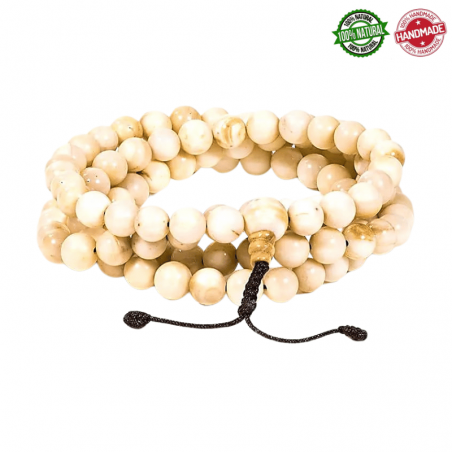 Mala Tibetano 108 Conchiglie Naturali da 8mm