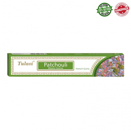 Patchouli Bastoncini incenso Tulasi Patchouli Premium Masala