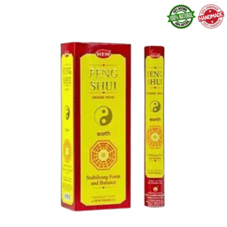 Feng Shui Terra 20 Bastoncini incenso Hem Feng Shui Earth Masala