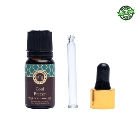 Brezza Fresca miscela 100% Oli Essenziali puri Song of India Cool Breeze - 10ml