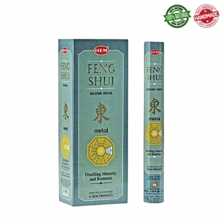 Feng Shui Metallo 20 Bastoncini incenso Hem Feng Shui Metal Masala