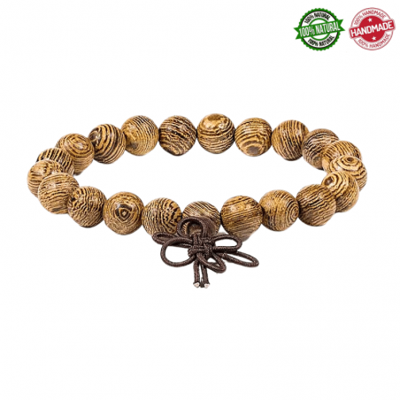 Mala Tibetano braccialetto in legno wenge - 21 grani