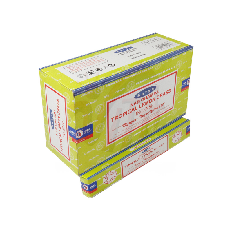 Tropical Lemon Grass Bastoncini incenso Satya Nag Champa Masala