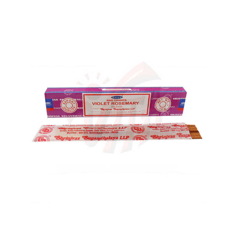 Rosmarino Viola Bastoncini incenso Satya Nag Champa Masala