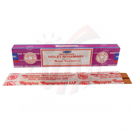 Rosmarino Viola Bastoncini incenso Satya Nag Champa Masala