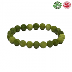 Giada Verde Mala Tibetano braccialetto - 21 perline