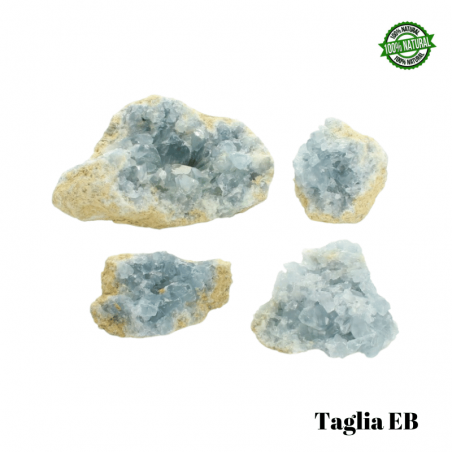 Celestina Drusa Extra Big - (± 6/8cm - ± 160/200gr.) - Qualità A