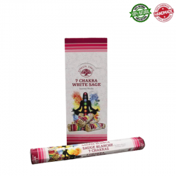 7 Chakra e Salvia Bianca 20 Bastoncini Incenso Green Tree 7 Chakra White Sage Agarbatti