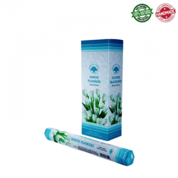 Fiori Bianchi 20 Bastoncini Incenso Green Tree White Flowers Agarbatti