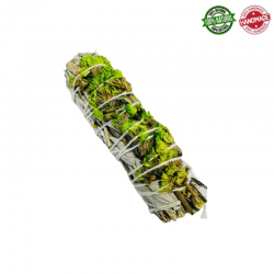 Salvia Bianca della California e Fiori Verdi di Statice Sinuata Smudge - (10-12cm - 25-30gr.)