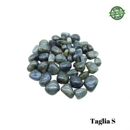 Labradorite Pietra Burattata Small (± 20/30mm - ± 10/18gr.) - Qualità A
