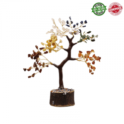 Albero con gemme 7 Chakra - 160 Gemme