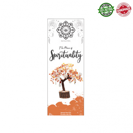 Albero con gemme di Corniola e Ohm - 300 Gemme