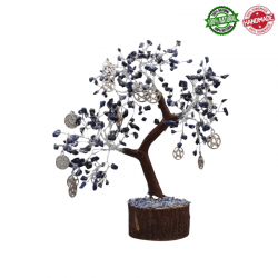 Albero con gemme di Sodalite e Pentacolo - 300 Gemme