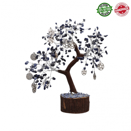 Albero con gemme di Sodalite e Pentacolo - 300 Gemme
