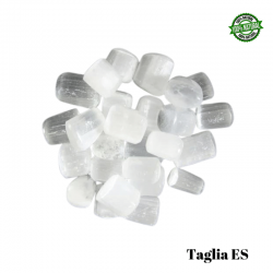 Selenite Bianca Satin Spar Pietra Burattata Extra Small (± 10/19mm - ± 4/8gr.) - Qualità A