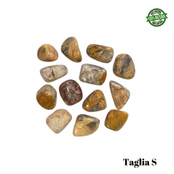 Agata Crazy Lace Pietra Burattata Small (± 20/30mm - ± 10/18gr.) - Qualità A