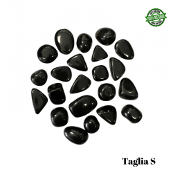 Ossidiana Nera Pietra Burattata Small (± 20/30mm - ± 10/18gr.) - Qualità AB
