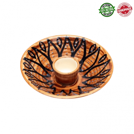 Supporto Legnetti Palo Santo e Incensi in Ceramica - Marrone