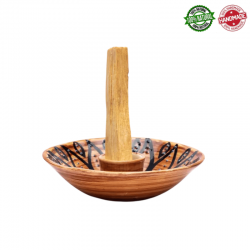 Supporto Legnetti Palo Santo e Incensi in Ceramica - Marrone