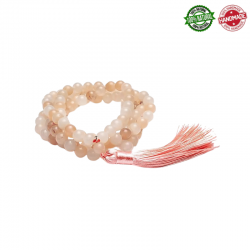 Mala Tibetano 108 perle Avventurina Rosa da 8mm in pietra naturale - Qualità A