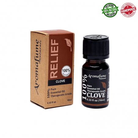 Chiodi di Garofano "Sollievo" 100% Olio Essenziale Puro Clove Aromafume - Therapeutic Grade - 10ml