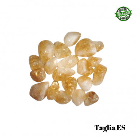 Citrino Riscaldato Pietra Burattata Extra Small (± 10/18mm - ± 4/8gr.) - Qualità A
