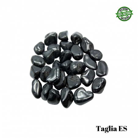 Tormalina Nera Pietra Burattata Extra Small (± 10/18mm - ± 4/8gr.) - Qualità A