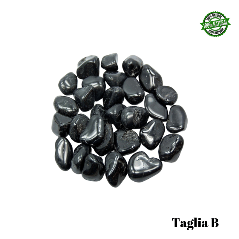 Tormalina Nera Pietra Burattata Big (± 30/50mm - ± 30/60gr.) - Qualità A